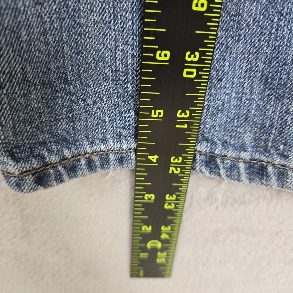 Levis 569 Loose Straight Jeans Mens‎ 42x32 Blue Medium Wash Denim Y2K Baggy